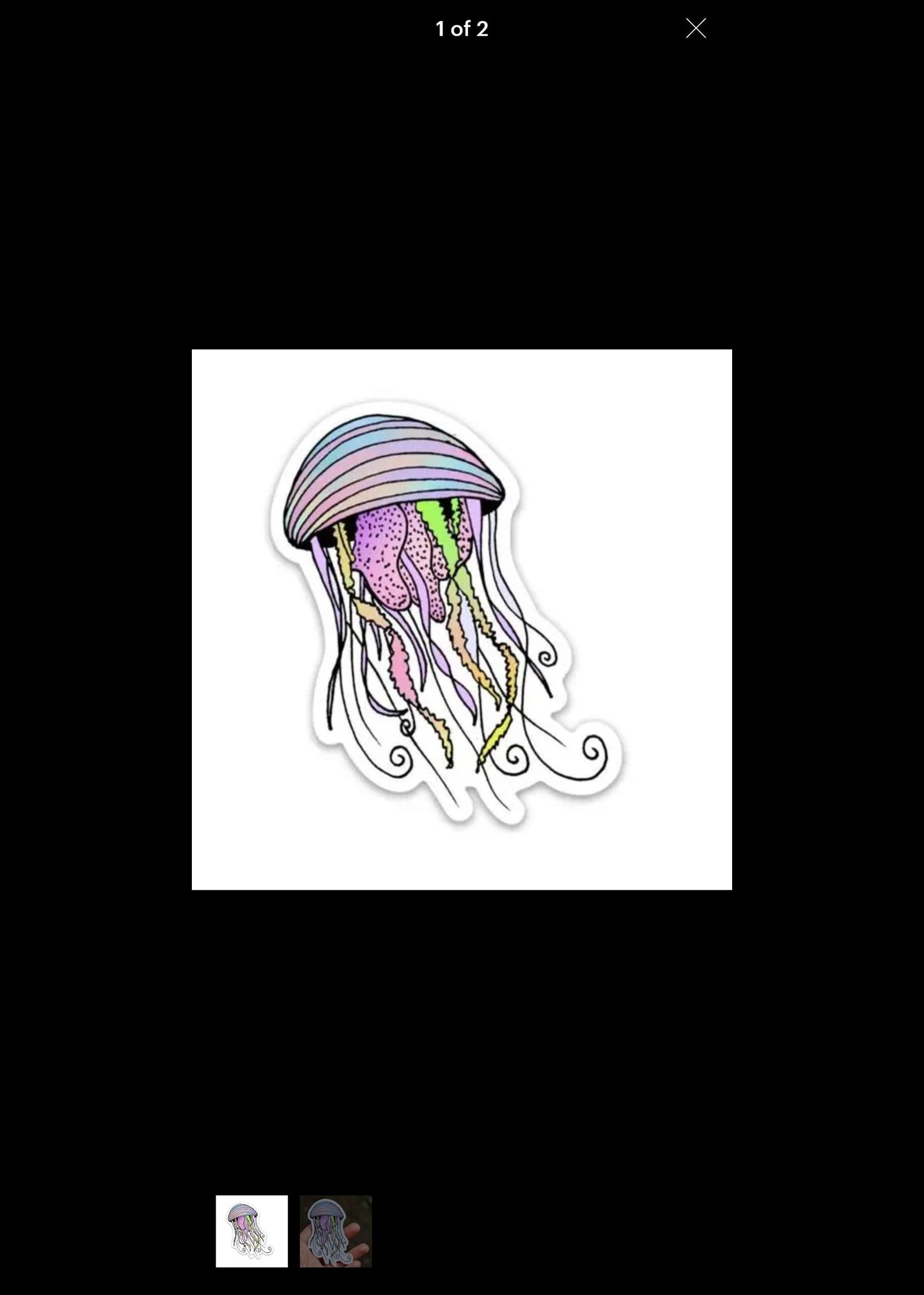 BIG MOONS, Sticker Jelly Fish