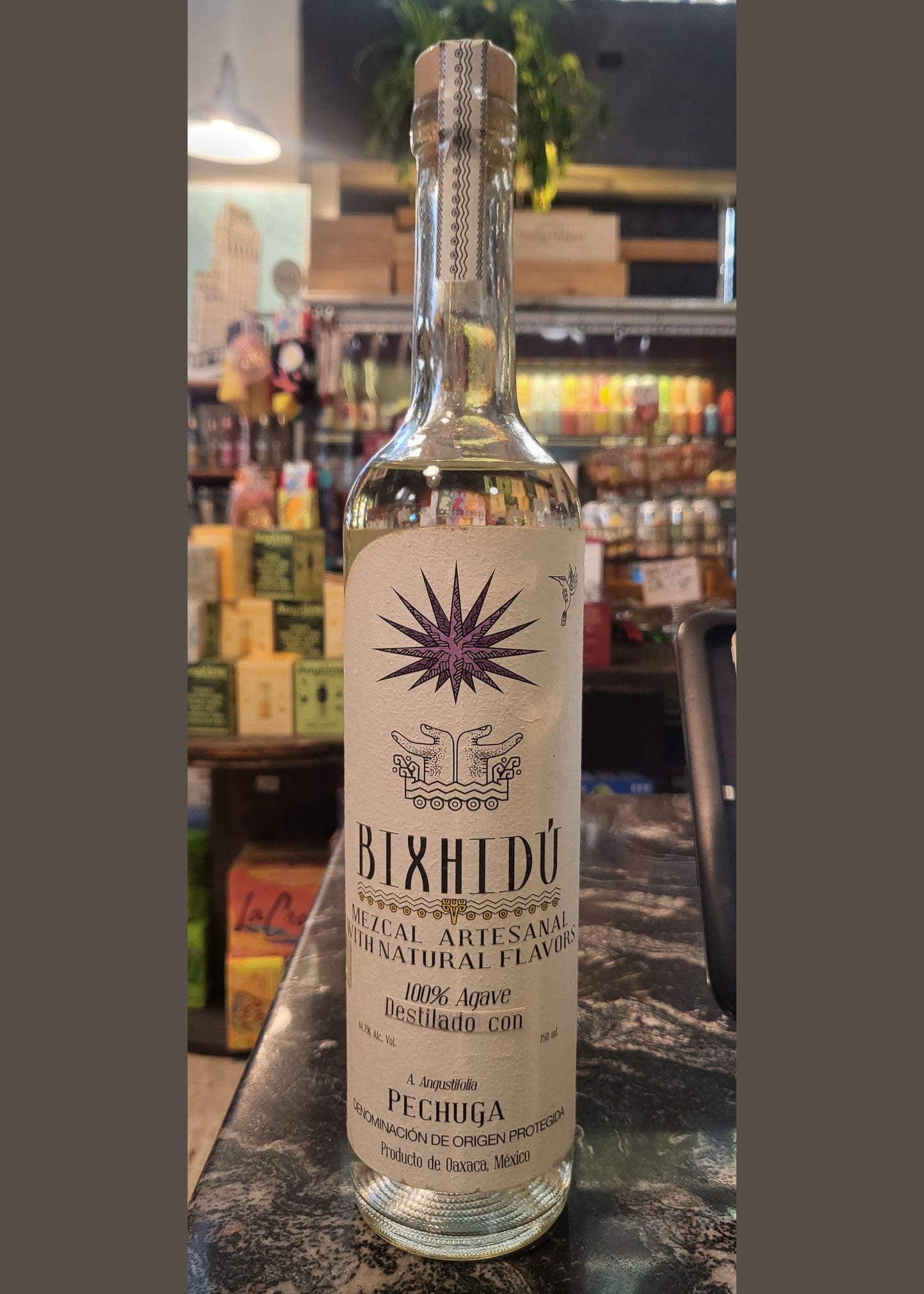BIXHIDU MEZCAL PECHUGA Destilado Con