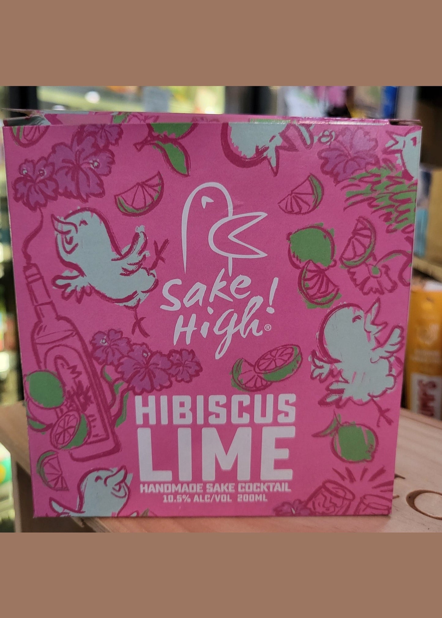 SAKE HIGH Hibiscus Lime 4PK