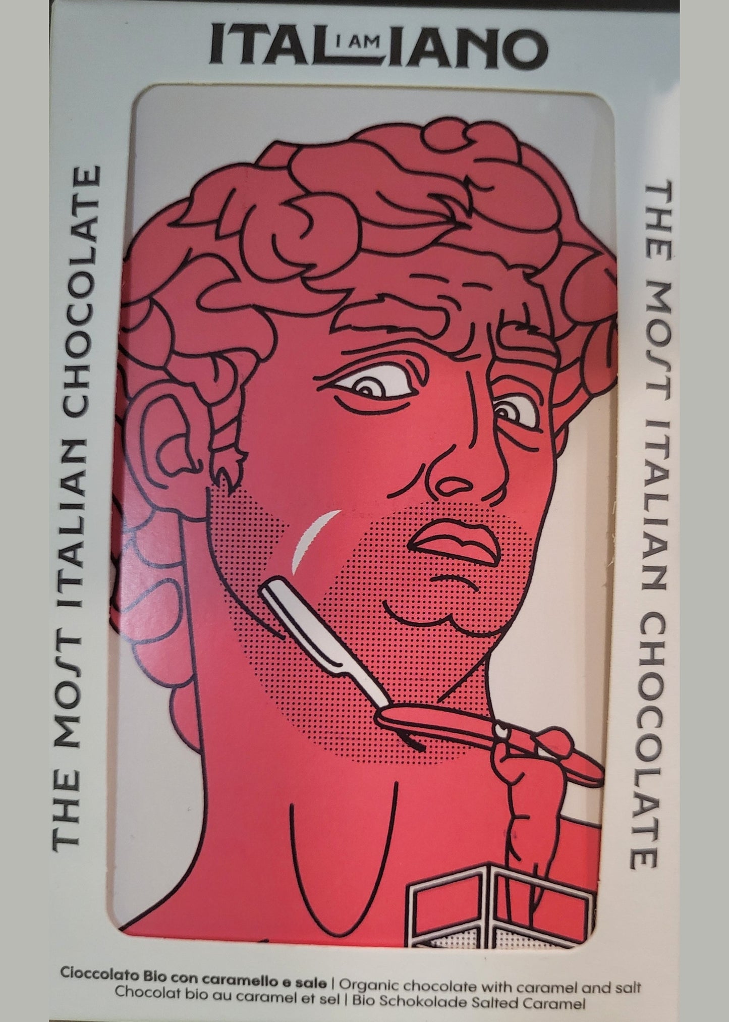 I Am Italiano Organic Chocolate with Salted Caramel (David), 50g