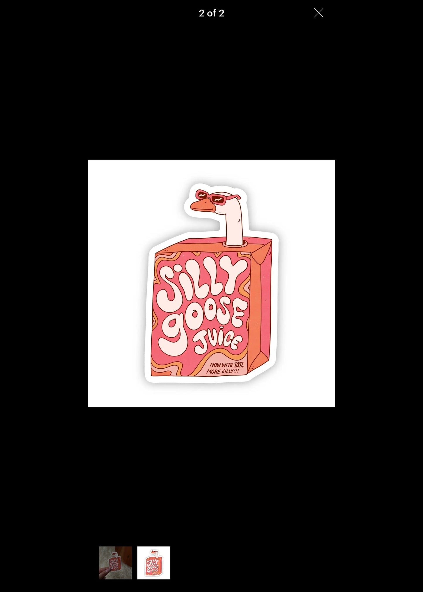 BIG MOONS, Sticker Silly Goose Juice