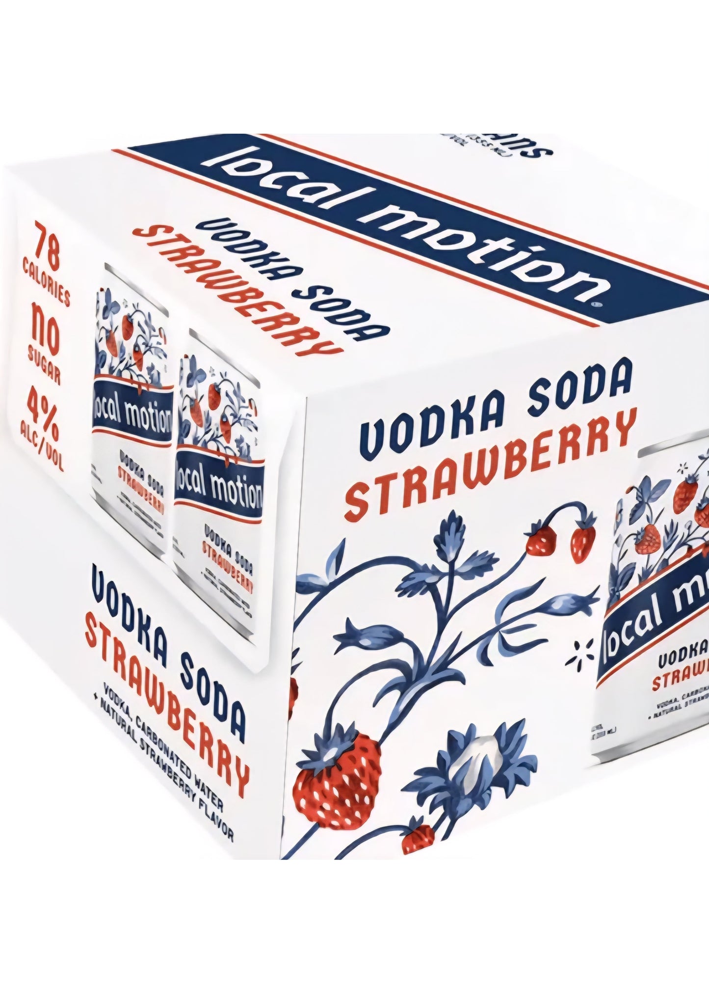 4PK LOCAL MOTION Vodka Soda Strawberry