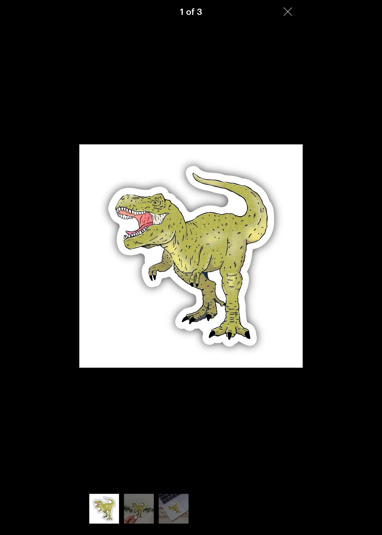 BIG MOONS Sticker Dinosaur