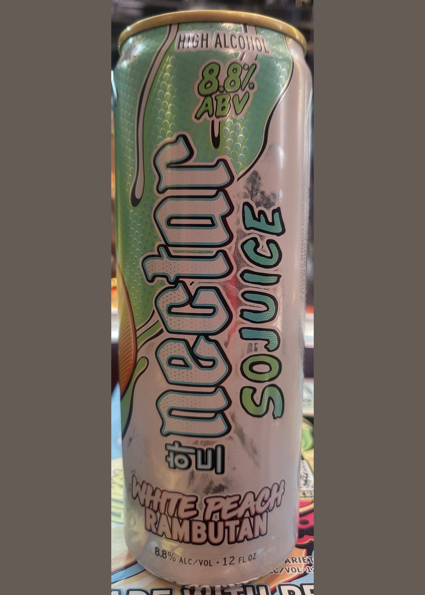 NECTAR Hard Seltzer Sojo White Peach Rambutan