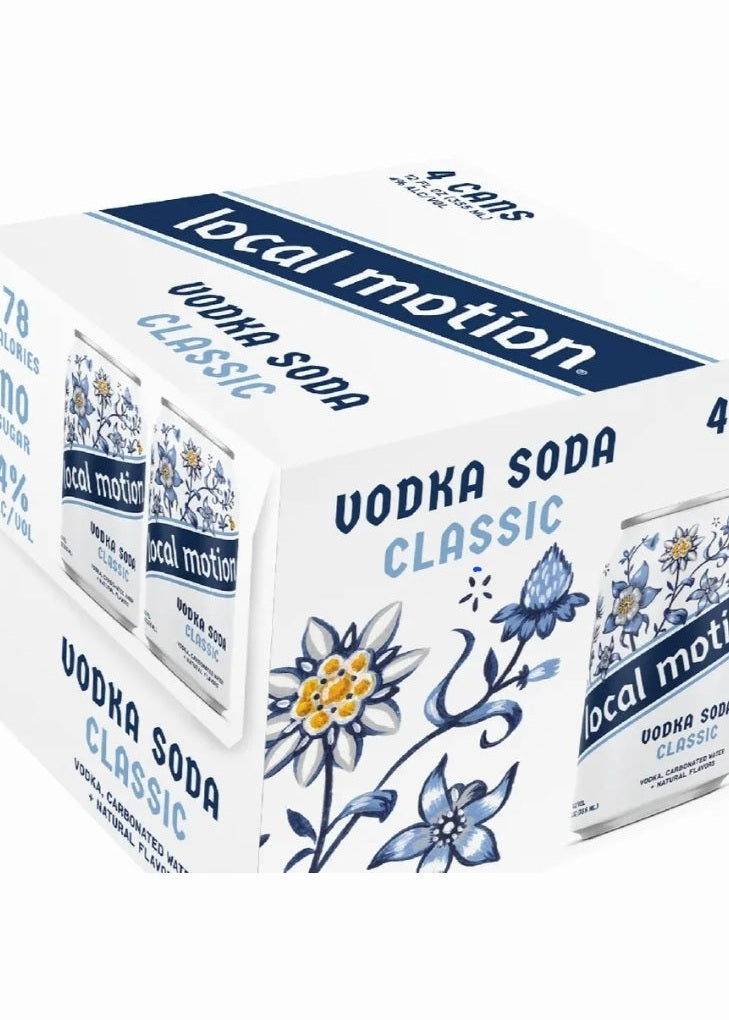 4PK LOCAL MOTION Vodka Soda