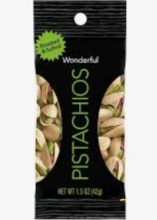 WONDERFUL Roasted & Salted Pistachios