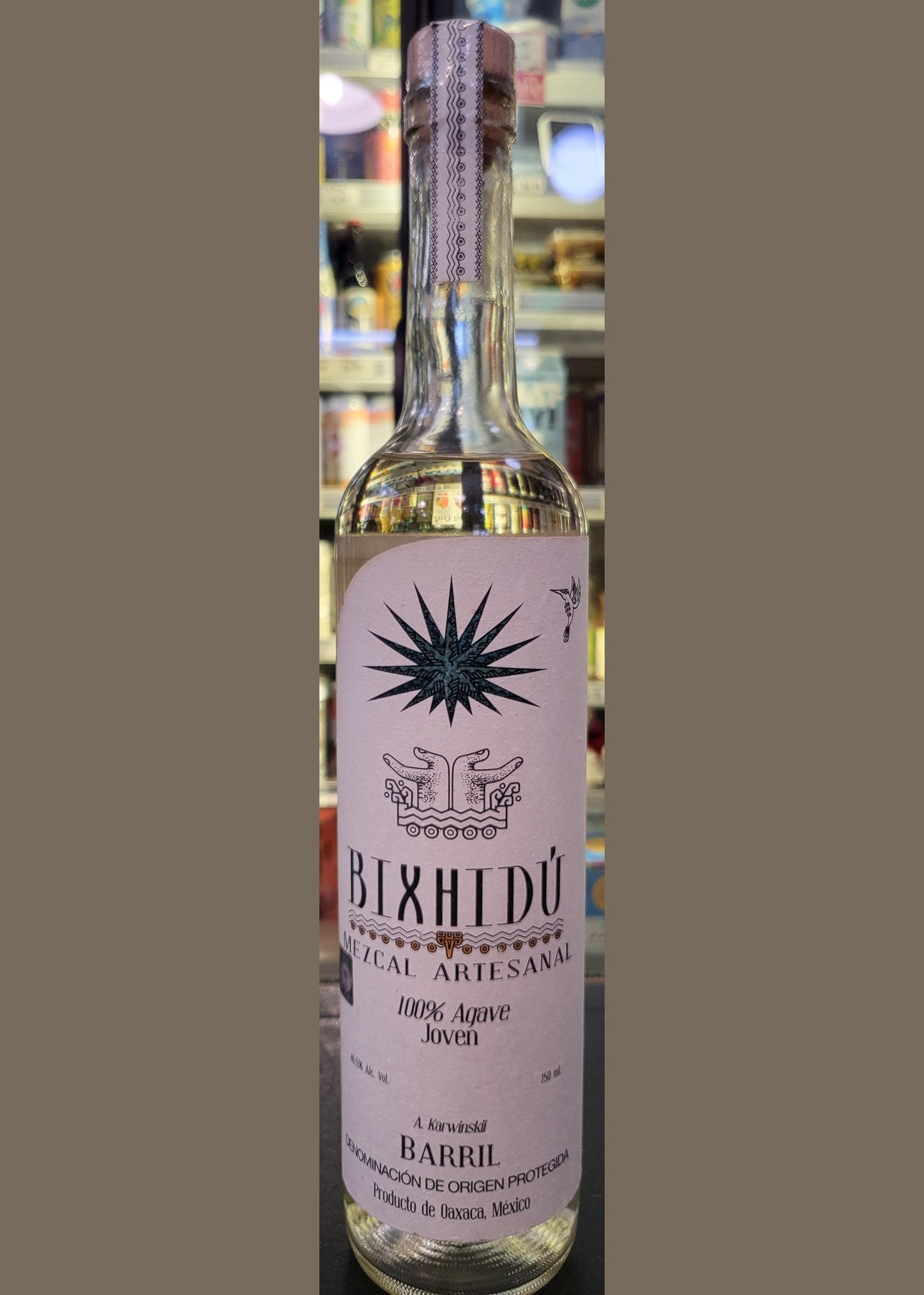BIXHIDU MEZCAL 100% Joven Barril 46.5%