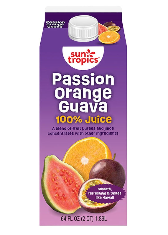 SUNTROPICS Passion Orange Guava Juice