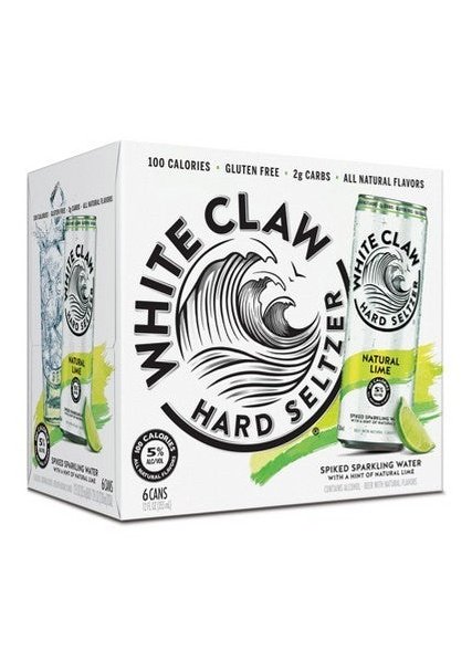 WHITE CLAW Hard Seltzer Lime 6pk
