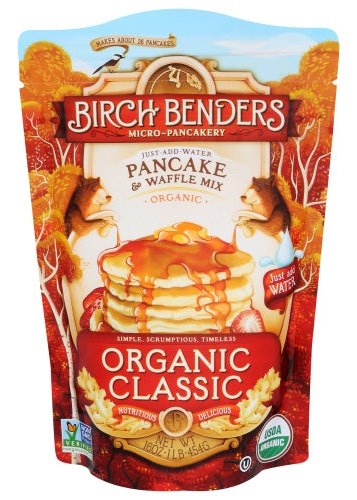 BIRCH BENDERS Organic Classic Pancake & Waffle Mix