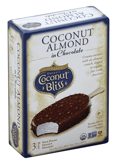 LUNA & LARRYS Coconut Bliss Chocolate Almond Crunch 3pk