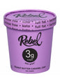 REBEL Peanut Butter Caramel Chip Ice Cream