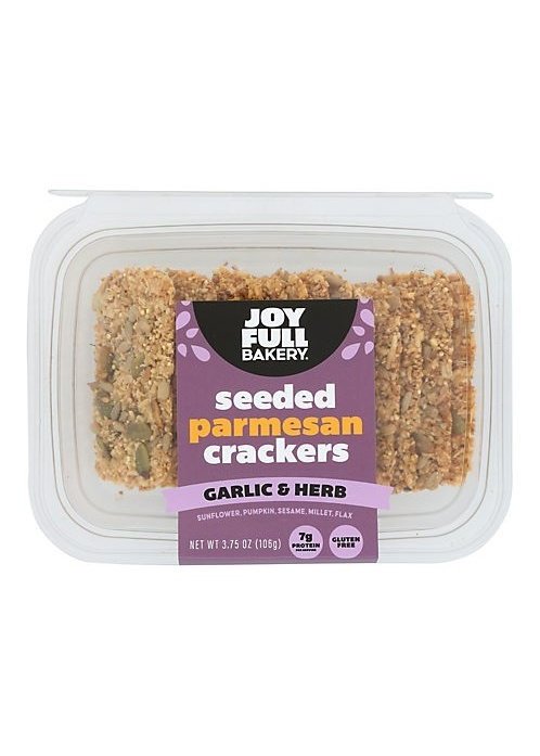 JOYFULL Seeded Parmesan Cracker Garlic & Herb