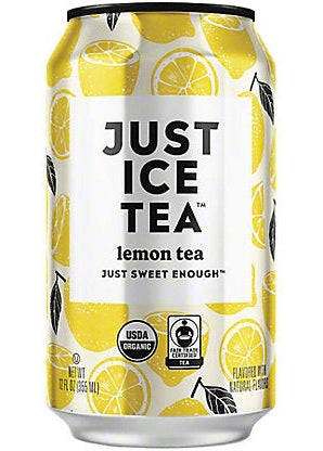 JUST ICE TEA Lemon Black Tea Can