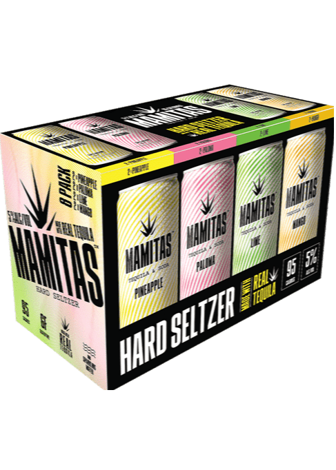 MAMITAS Tequila & Soda Hard Seltzer Variety Pack 8PK