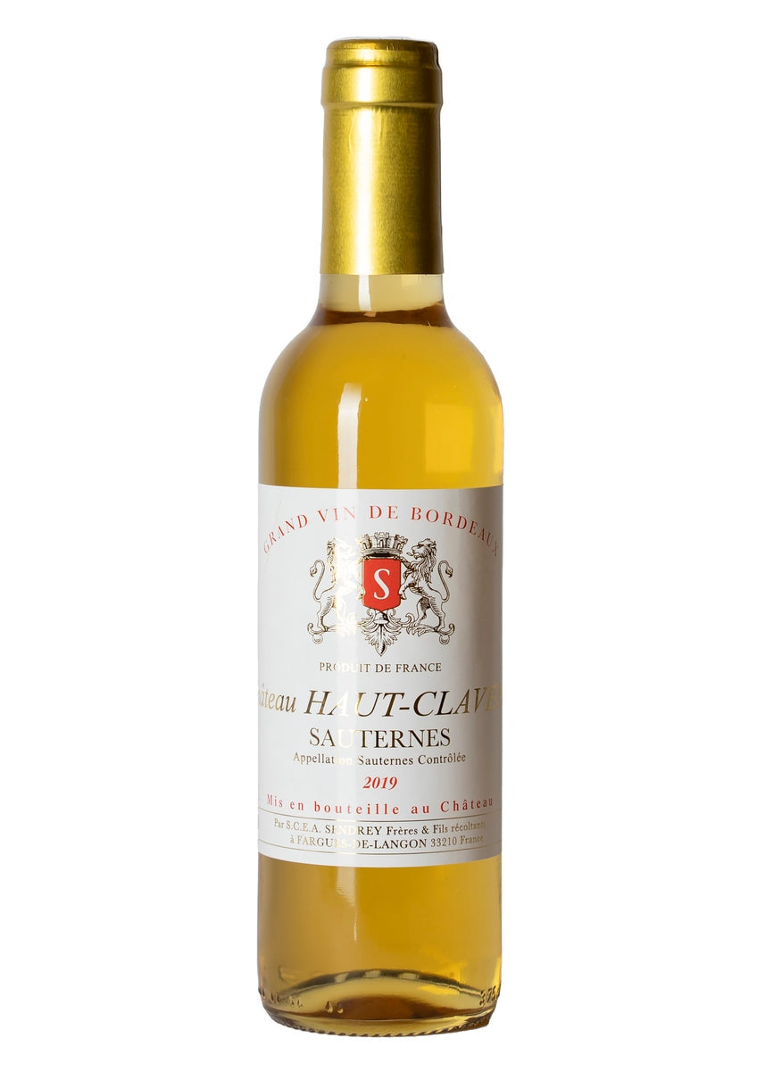 CHATEAU HAUT-CLAVERIE Sauternes 2019 375ml