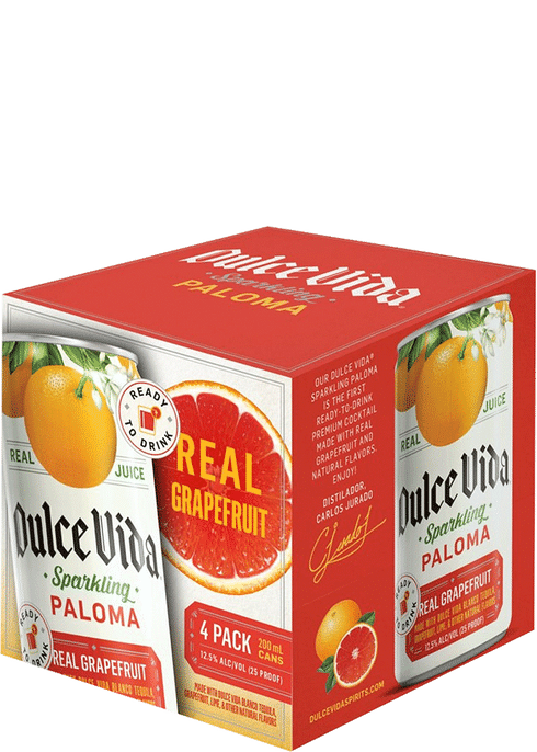 DULCE VIDA Sparkling Grapefruit Paloma 4PK