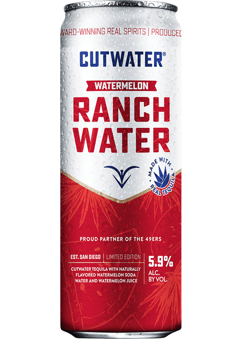 CUTWATER Watermelon Ranch Water 4PK