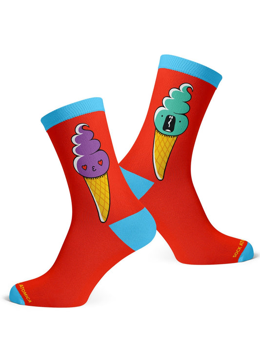 SOCK ATOMICA Ice Scream Cotton Socks