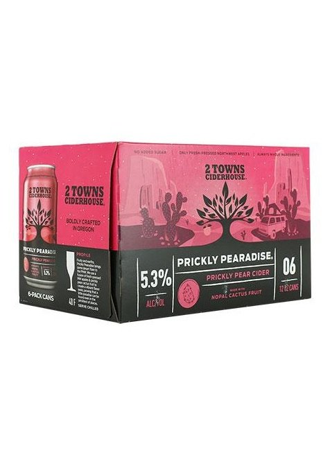 2 TOWNS CIDERHOUSE Prickly Pearadise 6pk