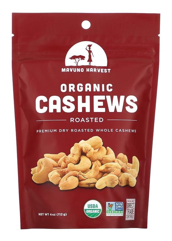 MAVUNO HARVEST Organic Roasted Cashews