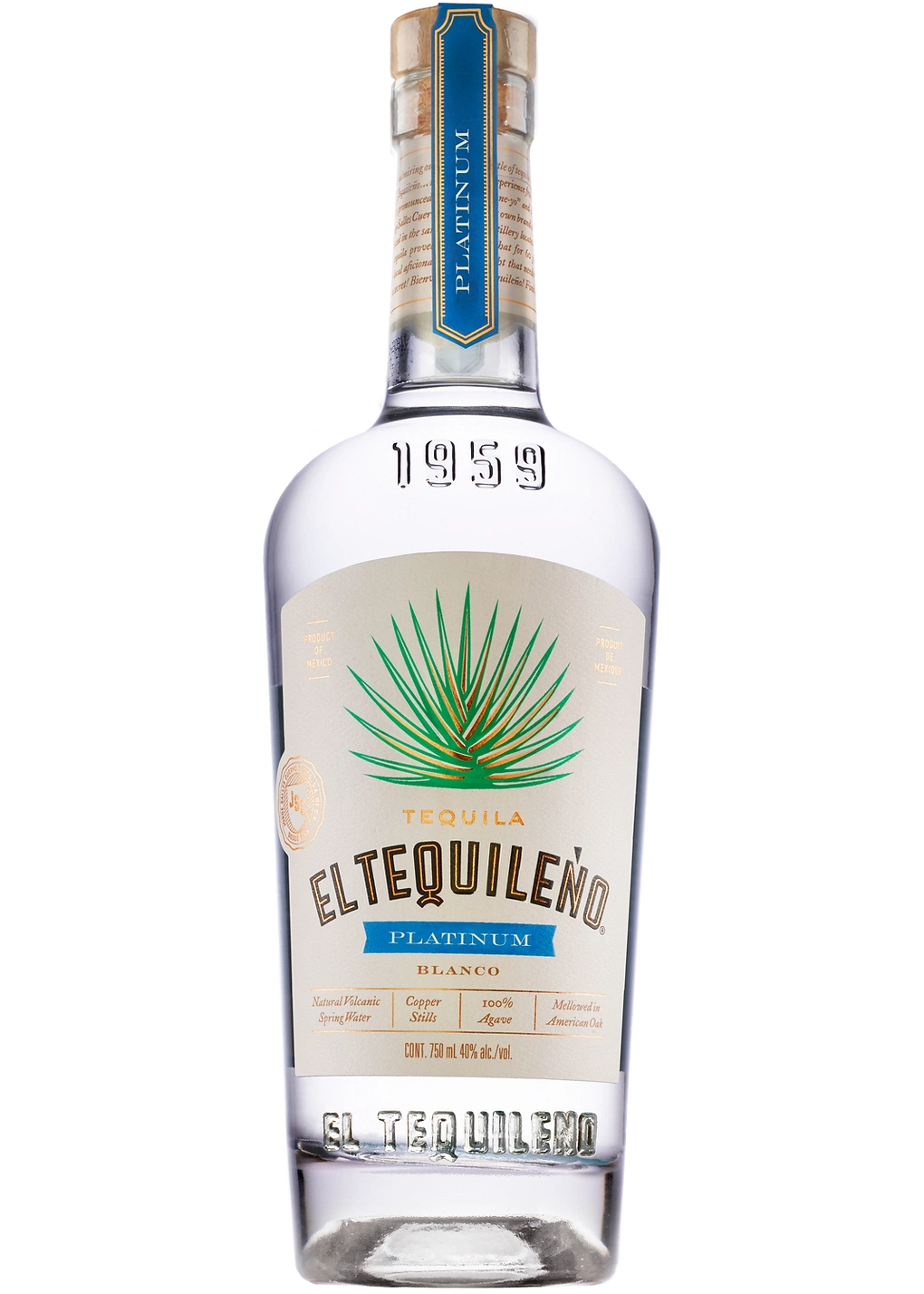 EL TEQUILENO 1959 Platino Tequila Blanco