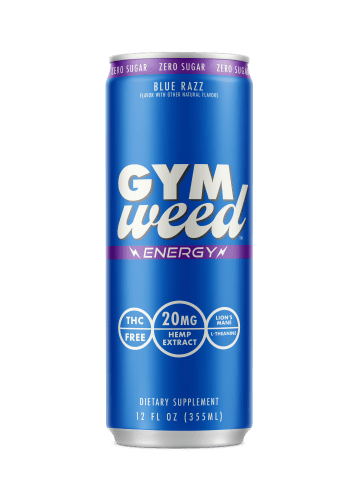 GYM WEED Blue Razz Energy Drink