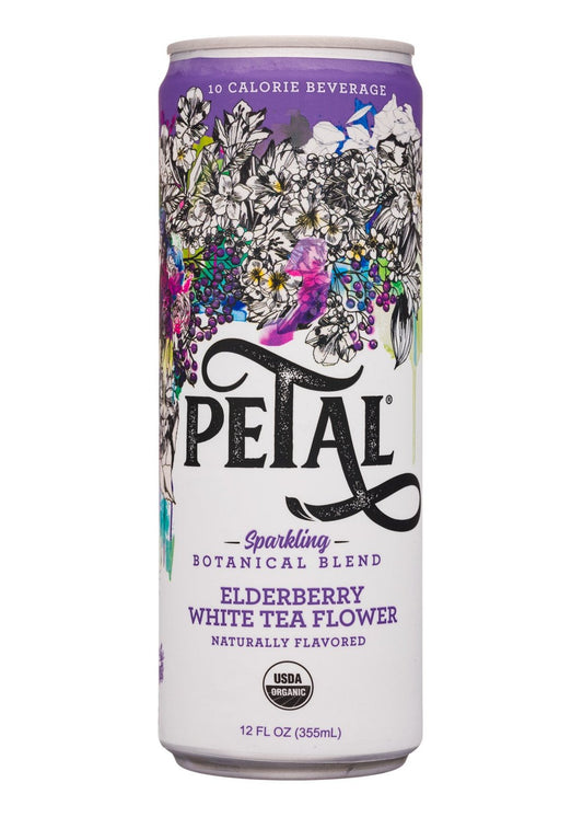 PETAL Sparkling Elderberry White Tea Flower