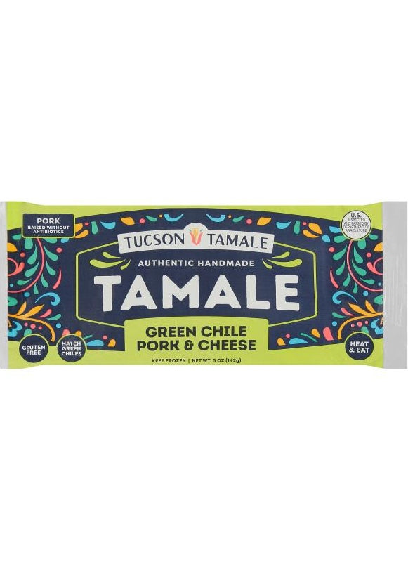 TUSCO TAMALE CO. Green Chili, Pork & Cheese