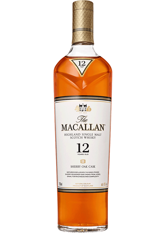 THE MACALLAN 12 Year Sherry Oak Single Malt Scotch Whisky
