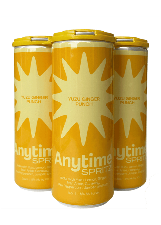 ANYTIME SPRITZ Yuzu Ginger Punch 4 Pack