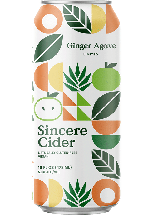 SINCERE CIDER Ginger Agave