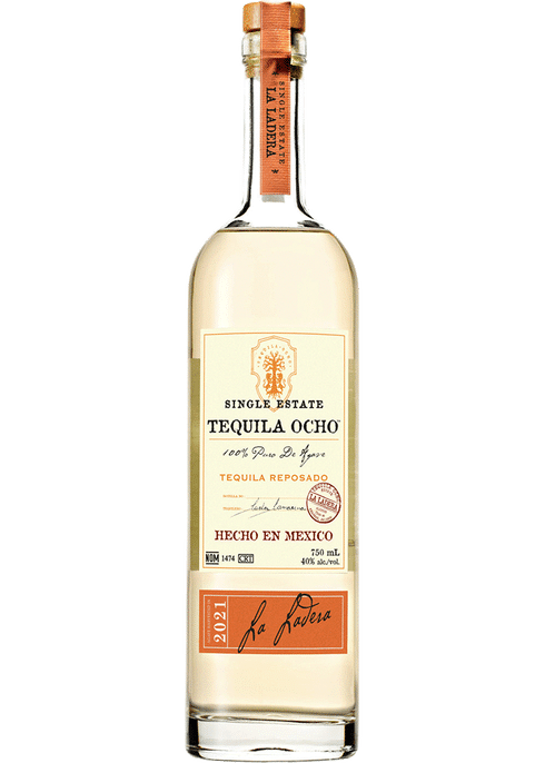 TEQUILA OCHO Coralillos Single Estate Tequila Reposado 1L