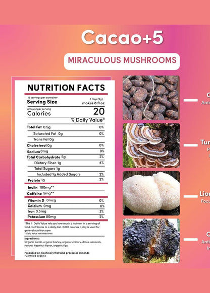 Miraculous Mushrooms® Cacao + 5