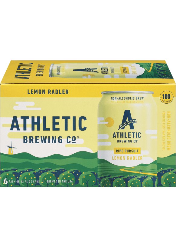 ATHLETIC BREWING CO. Ripe Pursuit Lemon Radler