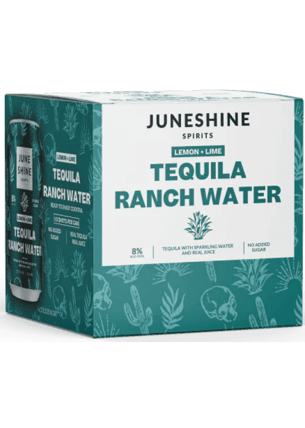 JUNESHINE Tequila Ranch Water 4pk