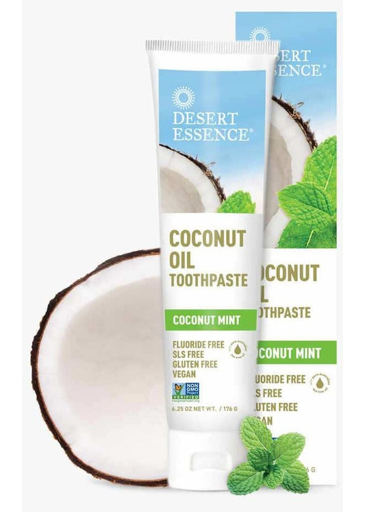 DESERT ESSENCE Coconut Oil & Mint Toothpaste