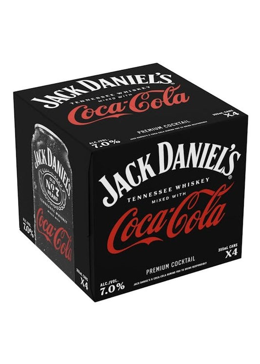 JACK DANIEL'S Jack Daniel's & Coke Cocktail 4PK