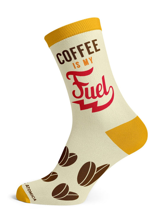 SOCK ATOMICA "Coffee Is My Fuel" Cotton Socks