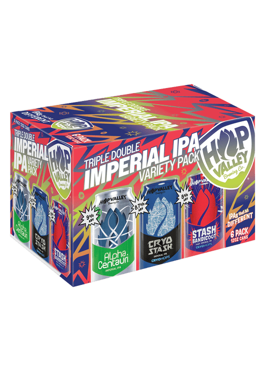 HOP VALLEY Triple Double Imperial IPA Variety Pack 6pk
