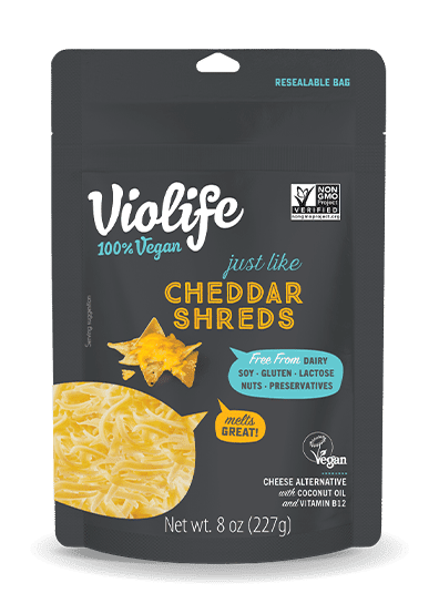 VIOLIFE Vegan Cheddar Shreds