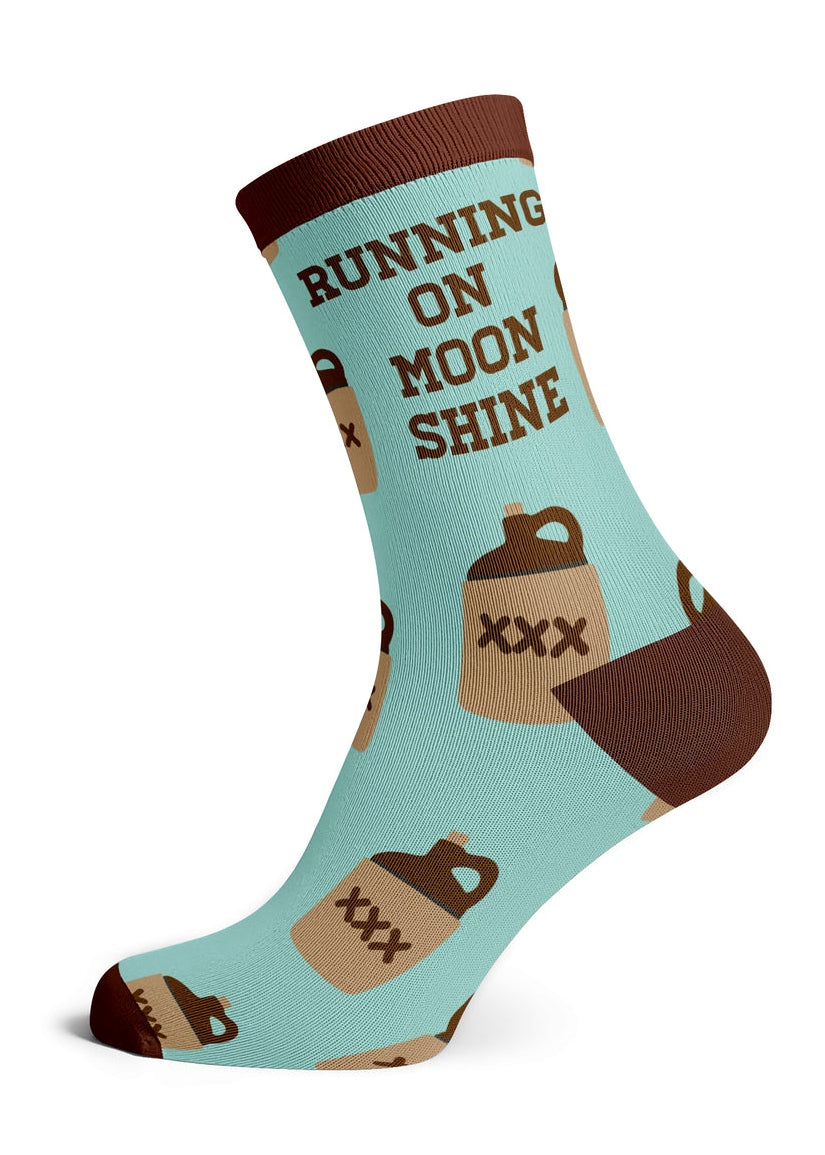 SOCK ATOMICA "Running On Moon Shine" Cotton Socks