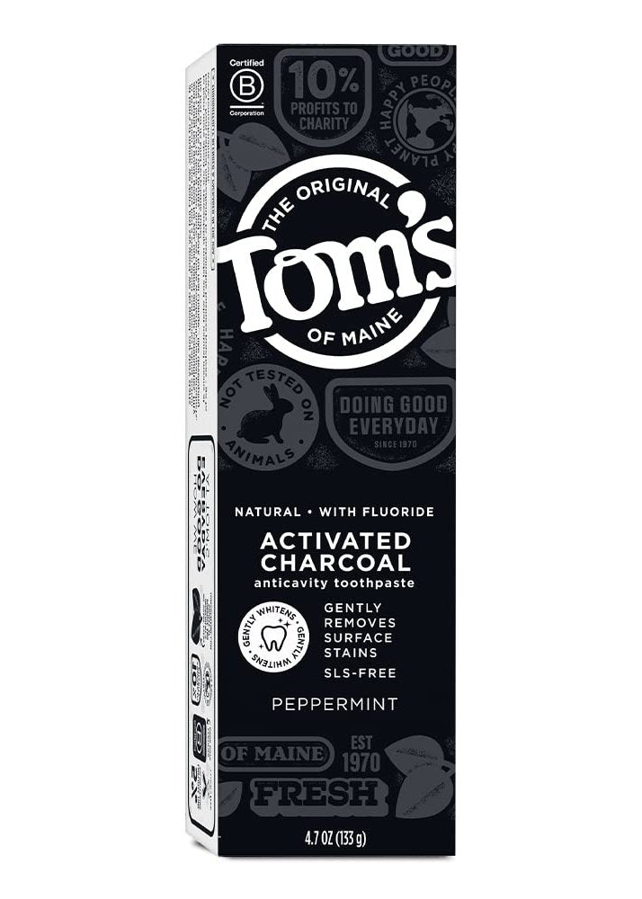 TOM'S OF MAINE Natural Activated Charcoal Toothpaste