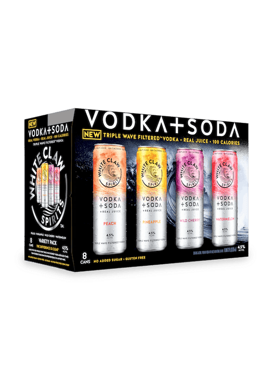 WHITE CLAW Vodka & Soda Variety Pack 12pk