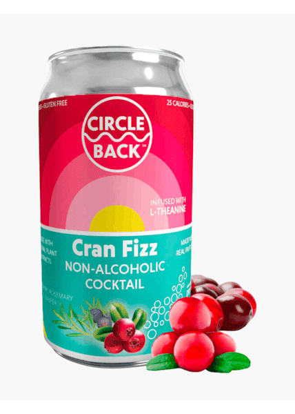 CIRCLE BACK Cran Fizz Non-Alcoholic Cocktail