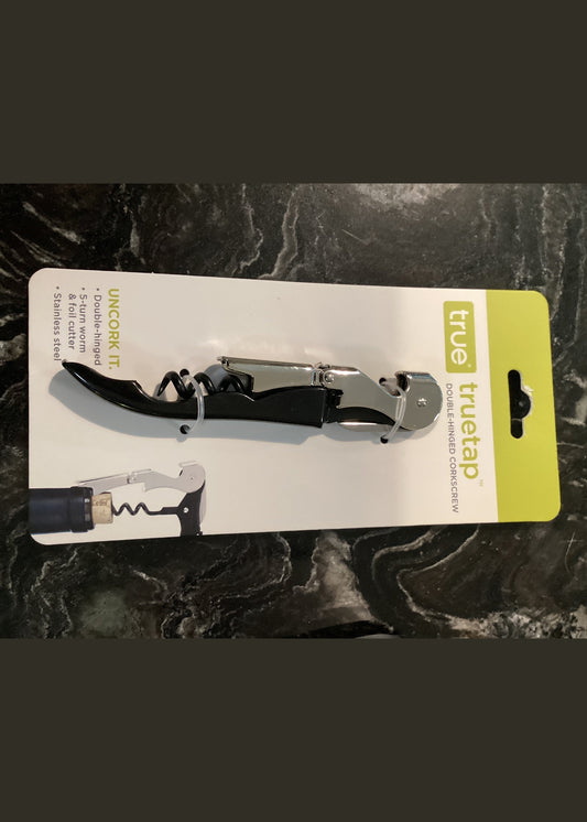 TRUETAP Black, Double - Hinged Corkscrew