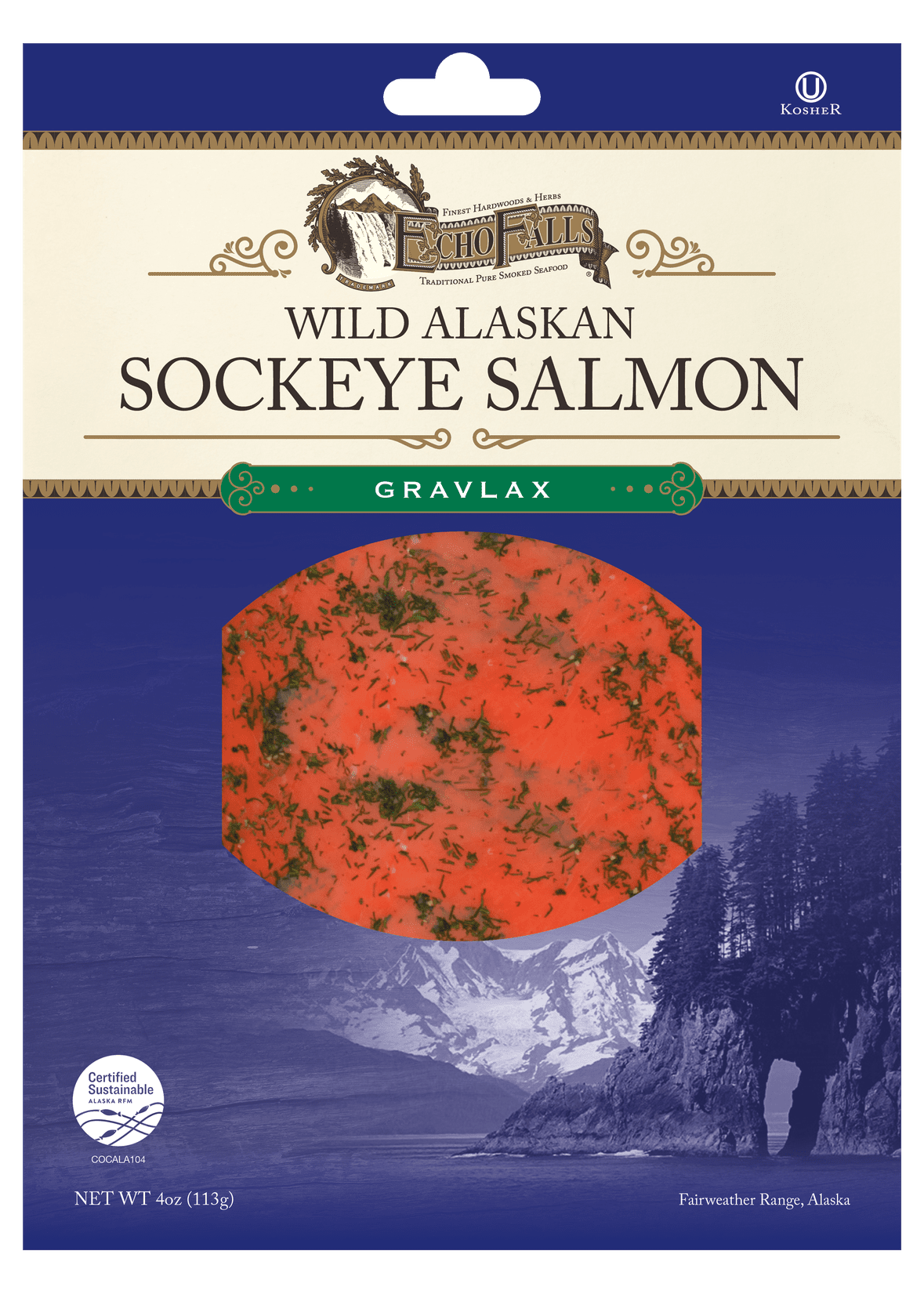 ECHO FALLS Wild Alaskan Sockeye Gravlax