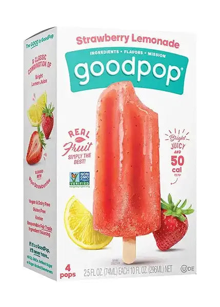 GOODPOPS Strawberry Lemonade 4 Pack