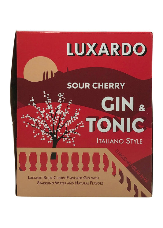 LUXARDO Sour Cherry Gin & Tonic 4PK