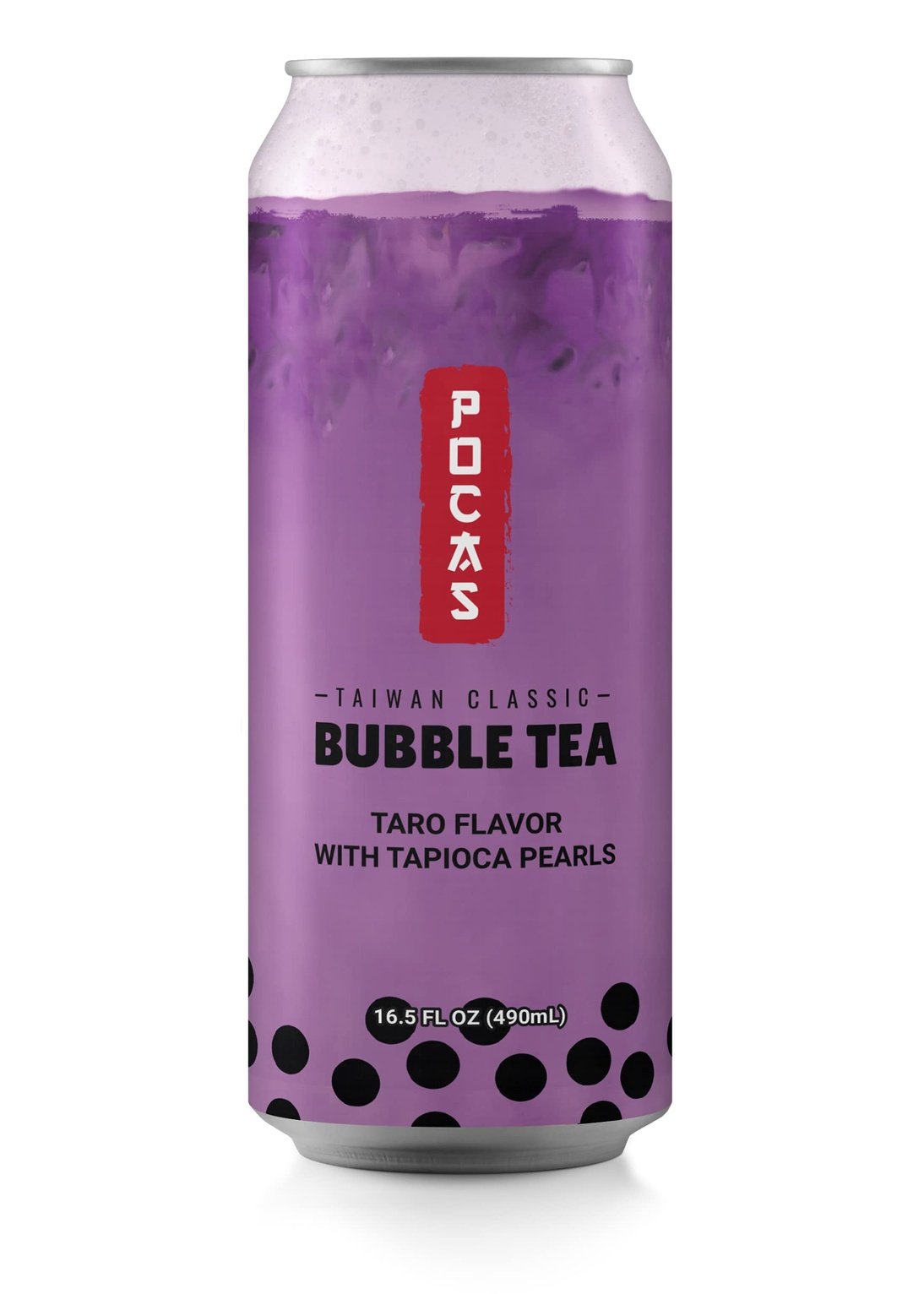 POCAS Taro Bubble Tea With Tapioca Pearls